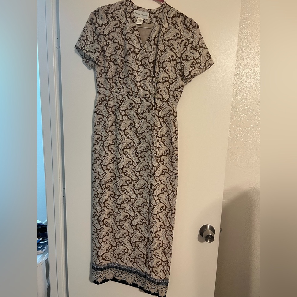 Elegant Patterned Dress